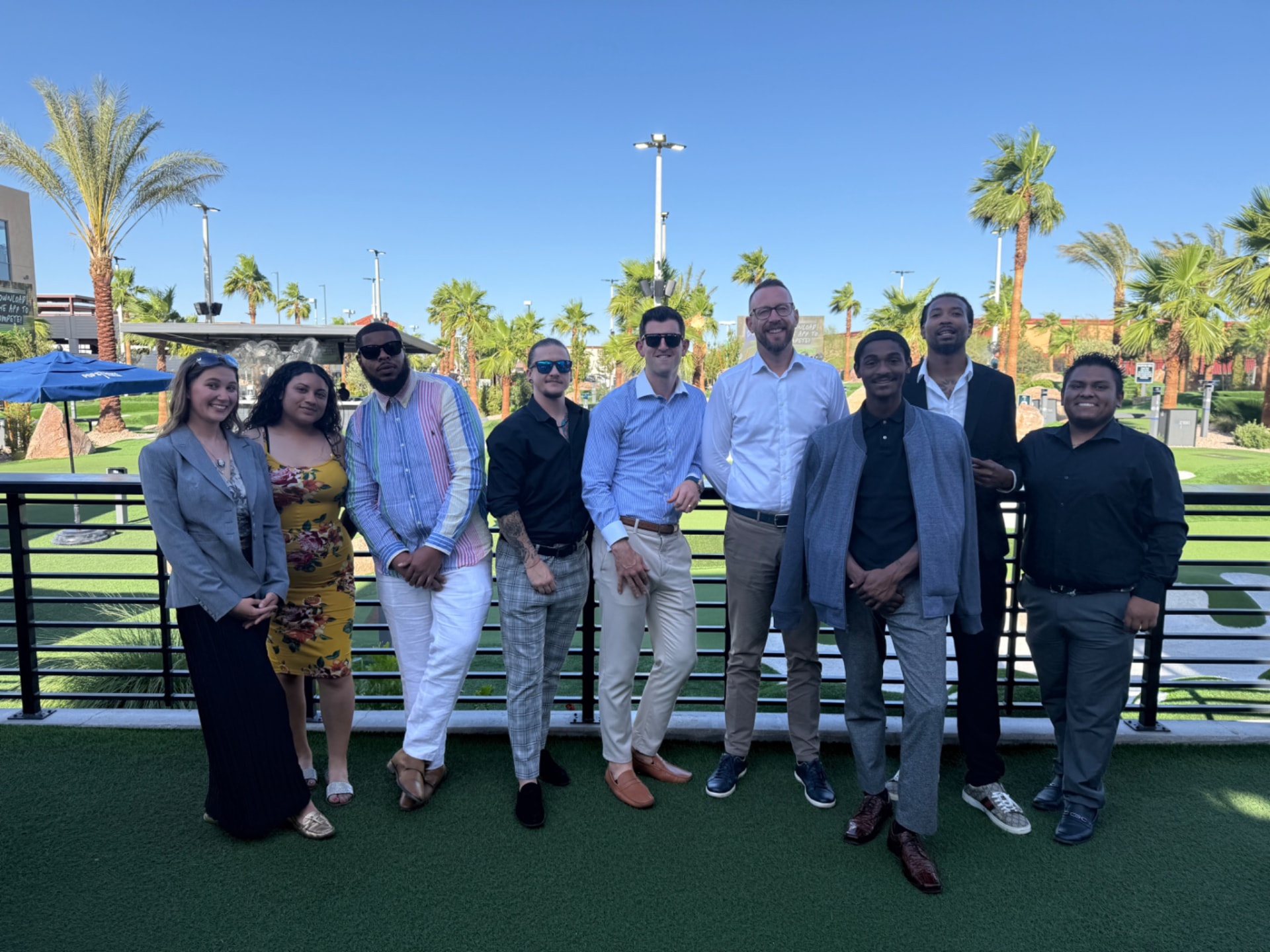 The ZG team together on a company trip